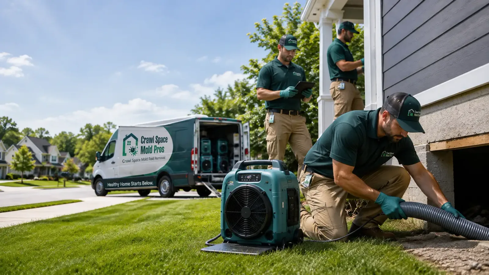 Crawl Space Mold Removal in Byron, IL